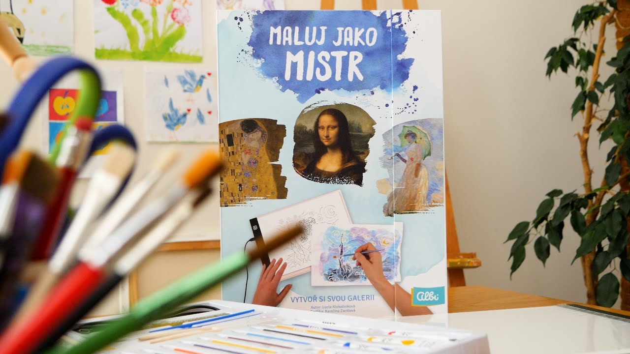 Maluj jako mistr – kreativní sada pro malé umělce!