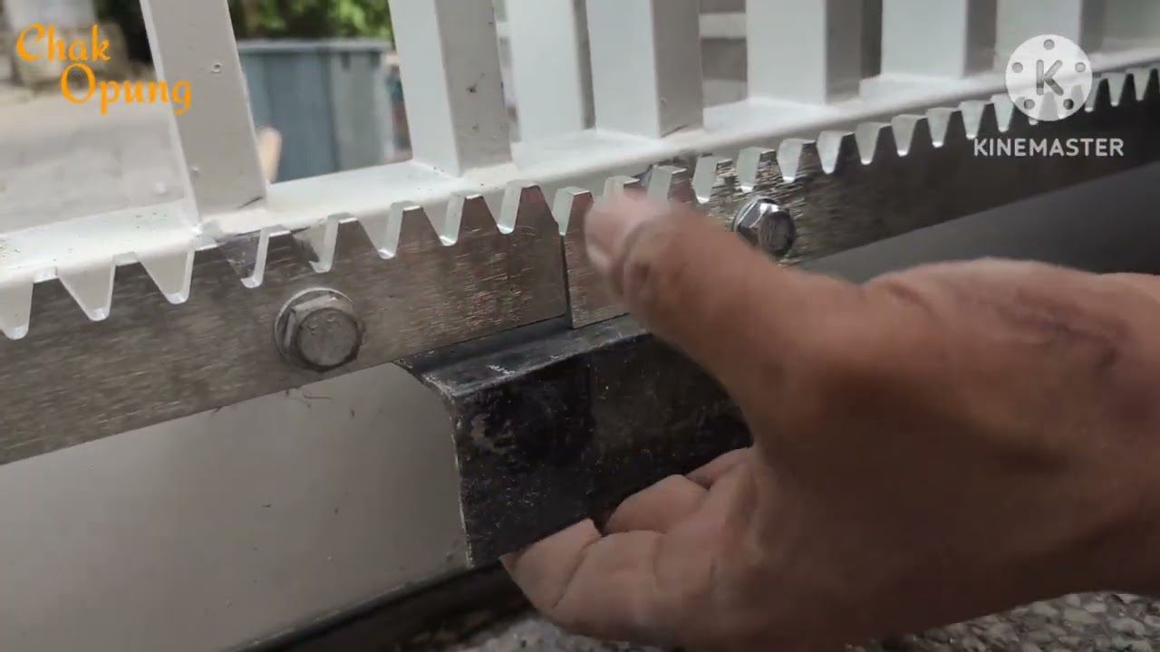 CARA PASANG REL PINTU OTOMATIS. | MESIN PINTU PAGAR OTOMATIS