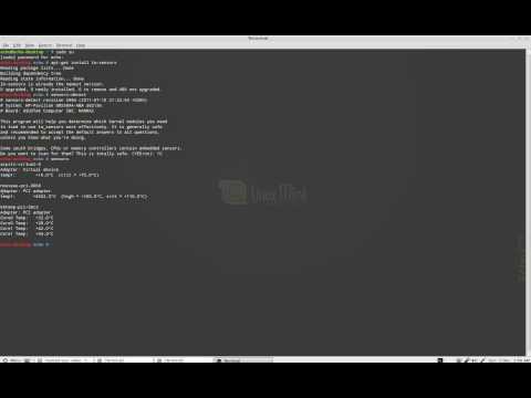comment installer lm sensors