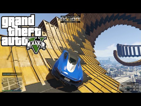 Grand theft auto V online trke (neverovatan spiralni wallride)