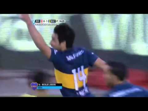 Gol de Lodeiro. River 0 - Boca 1. Fecha 24. Primera División 2015