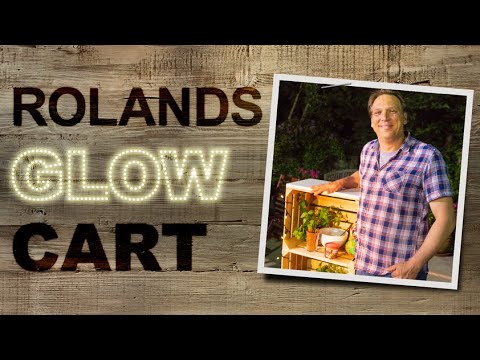 Servierwagen aus Obstkisten selber bauen: Rolands Glow Cart