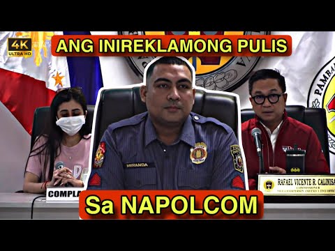 PULIS SGT Inireklamo sa NAPOLCOM ng Asawa