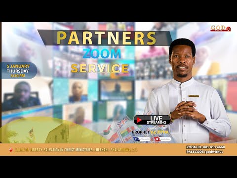 PARTNERS ZOOM MEETING 5TH JANUARY 2023 WITH PROPHET VC ZITHA