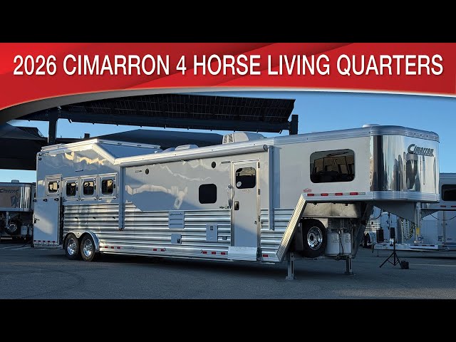 Preview image of 2026 Cimarron Norstar 4 Horse Living Quarters youtube video