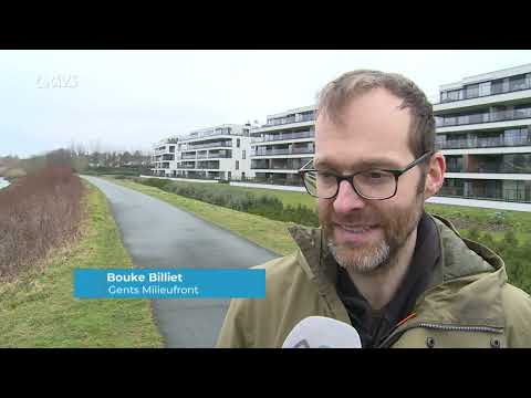 Protest tegen bouwplannen in Destelbergen