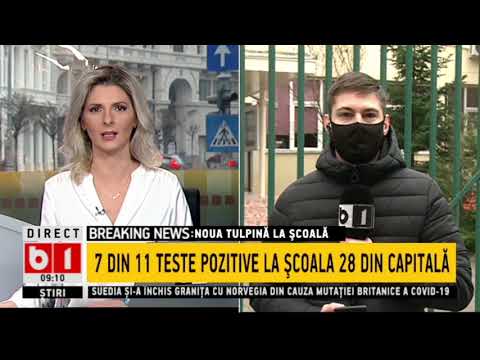 STIRI B1 ORA 12.00 DIN 26 IAN 2021 - 7 DIN 11 TESTE SUNT POZITIVE LA SCOALA 28 DIN CAPITALA