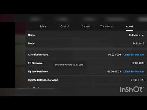 dji mini2 | 47s How to update batteries Firmware