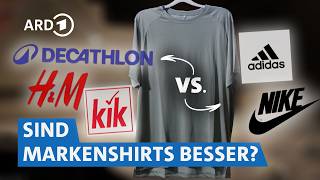Welche Sportkleidung ist wirklich gut? Shirts von H&M, Decathlon, Nike, Adidas & Co. | Markt NDR