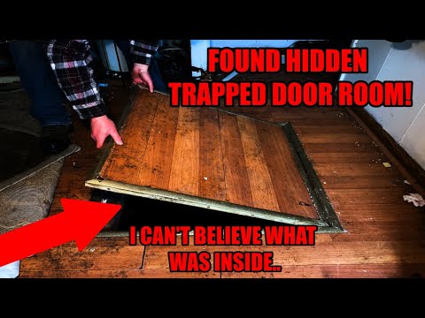 FOUND SECRET TRAPPED DOOR ROOM IN ABANDONED HOUSE! What's Inside The Secret Room??