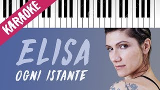 Elisa | Ogni Istante // Piano Karaoke con Testo