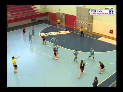 02.05.14 ŽRK Izola - ŽRK Vojvodina 1 poluvreme