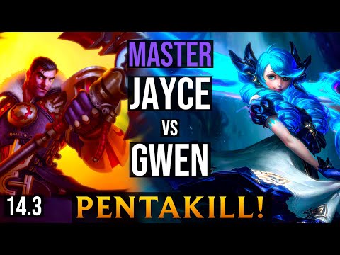 JAYCE Top vs GWEN | EUW Master - Patch 14.3