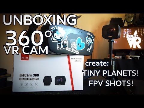 Unboxing the EleCam 360° Dual Panoramic Lens VR Camera