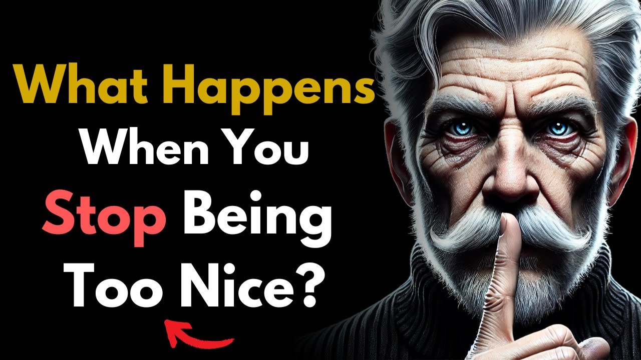What Happens When You STOP Being Nice to the WRONG People? | Stoic philosophy
