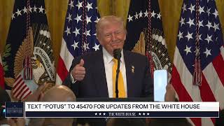 Donald Trump Hadiri Resepsi Black History Month di Gedung Putih, Singgung Warisan Tokoh Kulit Hitam & Ekonomi AS