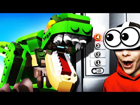 Unlocking SCP-387 LIVING LEGO With VR ELEVATOR