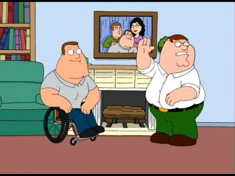Family Guy - Peter Think Joe Is Mentally Retarded