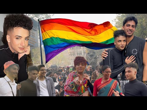 STRAIGHT BOY attends the LGBTQ+ Pride Parade in Mumbai 2024 ~ REXXA #lgbt #pride #queer #rexxa
