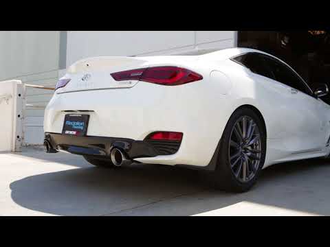 Tanabe Medalion Touring Exhaust - 2017 Infiniti Q60 Red Sport 400 RWD