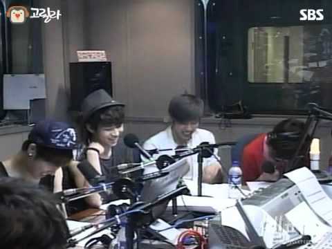 [Infinite] 120629 Boom's Young Street ; Sungyeol's OPPA voice when he read a fan's msg