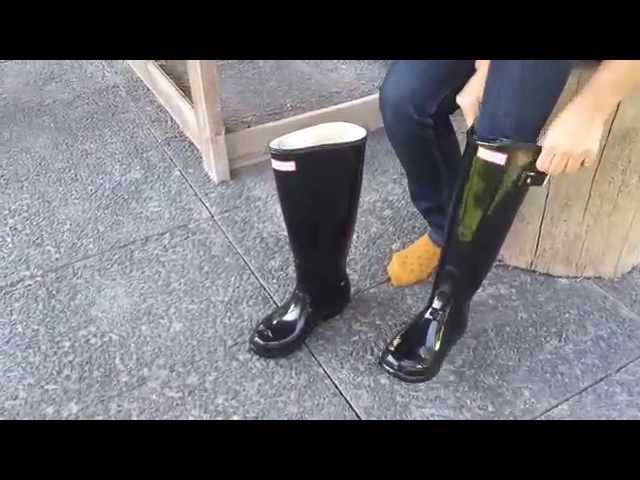 Vídeo relacionado con Hunter Original Tall Classic, Botas de Agua para Unisex Adulto, Negro (RmaBlack), 37 EU