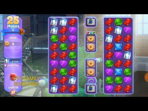 NEW Zynga wonka chocolate match 3 game level 18