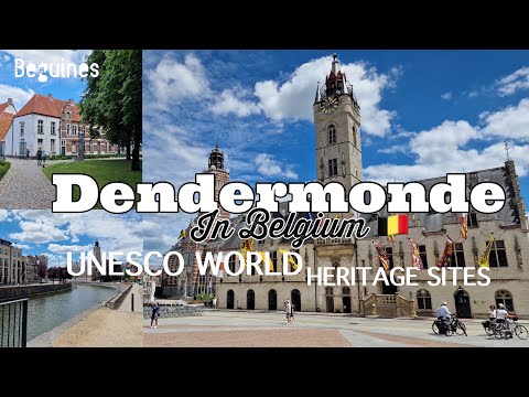 DENDERMONDE, BELGIUM | HD-4K CITY WALK TOUR