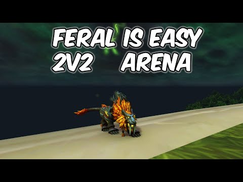 Feral is EASY - Feral Druid PvP - WoW BFA 8.2.5