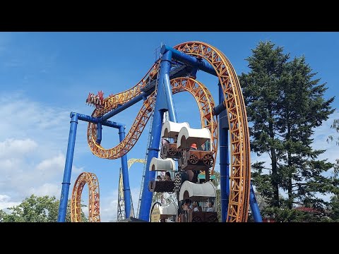 Kirnu: First Intamin Zac Spin Off Ride Footage Linnanmaki