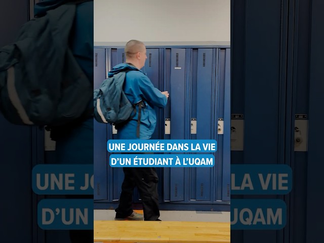 Suivez Samuel (enseignement en formation professionnelle et technique) dans sa journée à l&rsquo;UQAM