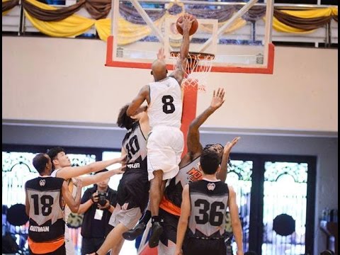 BRYANT AUSTIN DUNKS ON 7ft (213cm) Center Anthony McClain & Teammate In Thailand