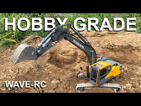 BEST hobby grade electric RC excavator | Double E Hobby Volvo EC160E E010-003