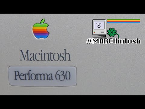 Dumpster dived Macintosh Performa 630, time for a look. #MARCHintosh