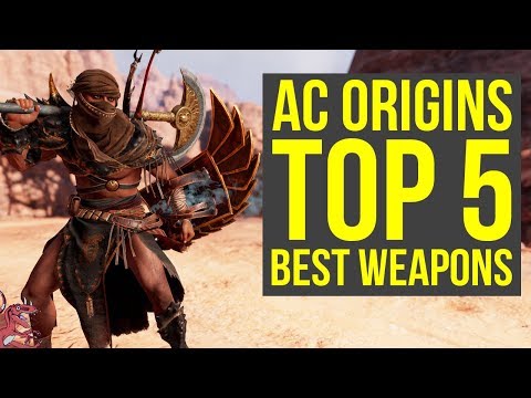 Assassin's Creed Origins Best Weapons TOP 5 - MOST AMAZING WEAPONS  (AC Origins Best Weapons) Video