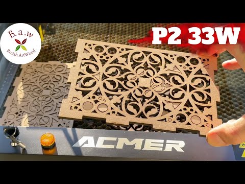 Working with the ACMER P2 33 W laser