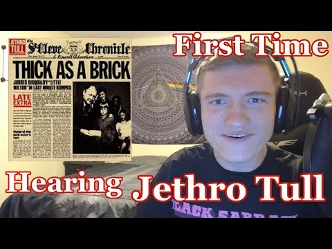 College Student's FIRST TIME Hearing | Thick as a brick | Jethro Tull Reaction