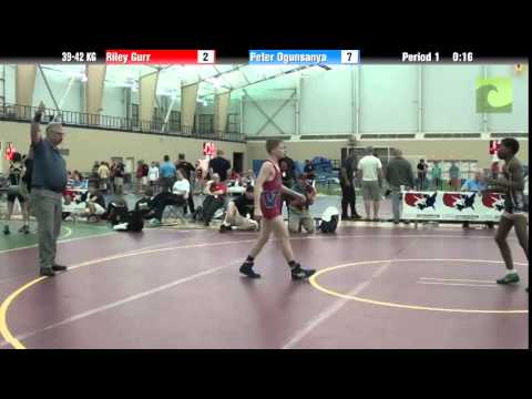 FILA Cadet 39-42 KG Riley Gurr vs. Peter Ogunsanya