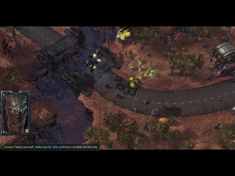 StarCraft 2 Wings of Liberty: Plus Co-op Mode Campaign Mission 1 - Liberation Day