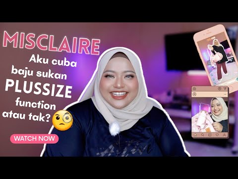 I try MISCLAIRE ACTIVEWEAR untuk saiz XXXXXXL #activewear #misclaire #plussize