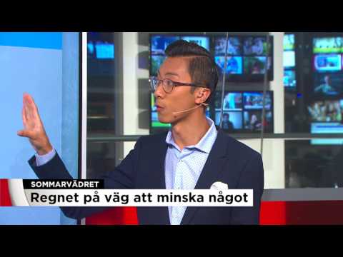 Sommarvädret ger oss översvämning i norr - och torka i söder - Nyheterna (TV4)