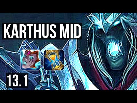 KARTHUS vs AZIR (MID) | 1700+ games, 6/1/5, 1.4M mastery | KR Master | 13.1