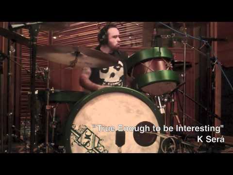 Dustin tracking drums for new song.