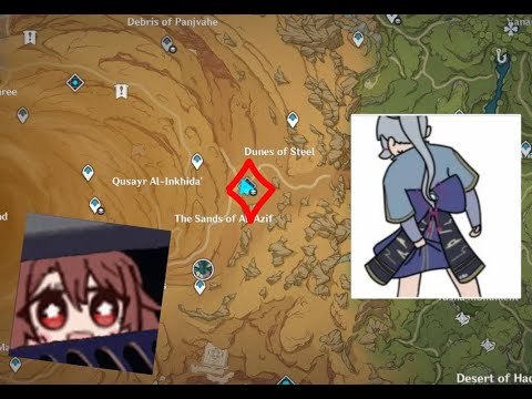 How to find domain in new map at The Sands of Al-Azif #genshinimpact