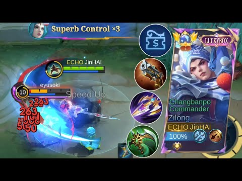 ZILONG FULL DAMAGE BUILD | ONE HIT DELETE ENEMY HEROES