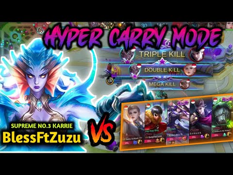 META OP HYPER CARRY [ KARRIE ] NEW BUILD 2020 | INDONESIA Supreme TOP 3 KARRIE | By BlessFtZuzu
