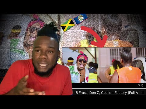 Jamaican🇯🇲Reacts To Frass, Den Z, Coolie - Factory (Full A Gyal) (Official Video)