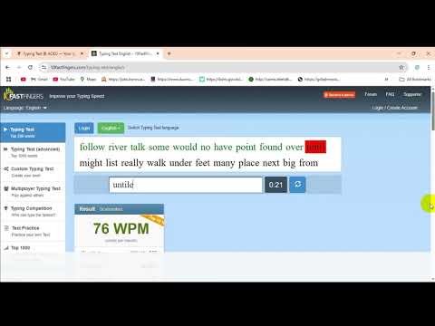English typing test | 10 fast fingers typing test | typing test English | typing test website