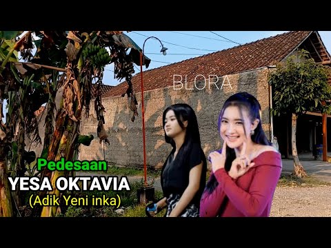 Suasana pedesaan Yesa Oktavia adik Yeni Inka di Blora selatan perkampungan Rumah Kayu Jati.