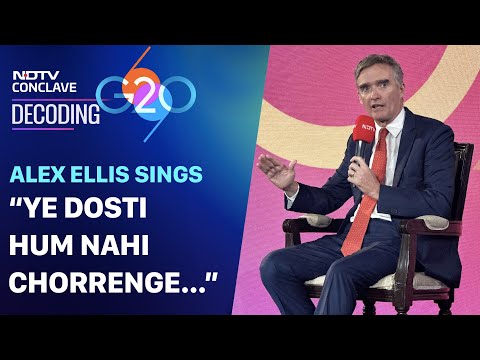 Decoding G20 Conclave | UK Envoy To India Alex Ellis Sings 'Ye Dosti...' On NDTV